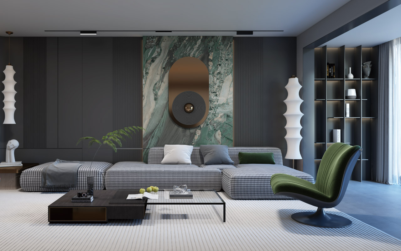 星空灰生态板-板材全屋定造案例